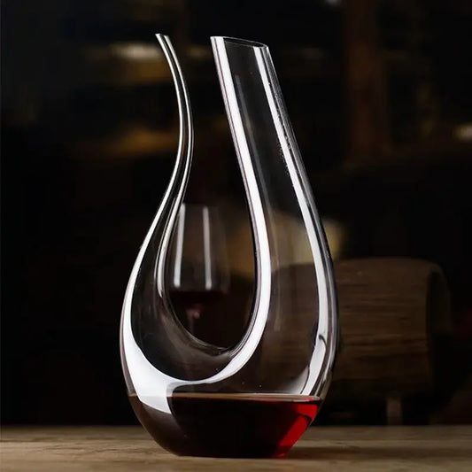 1200ML Handmade Crystal Decanter - The Luxe Loft