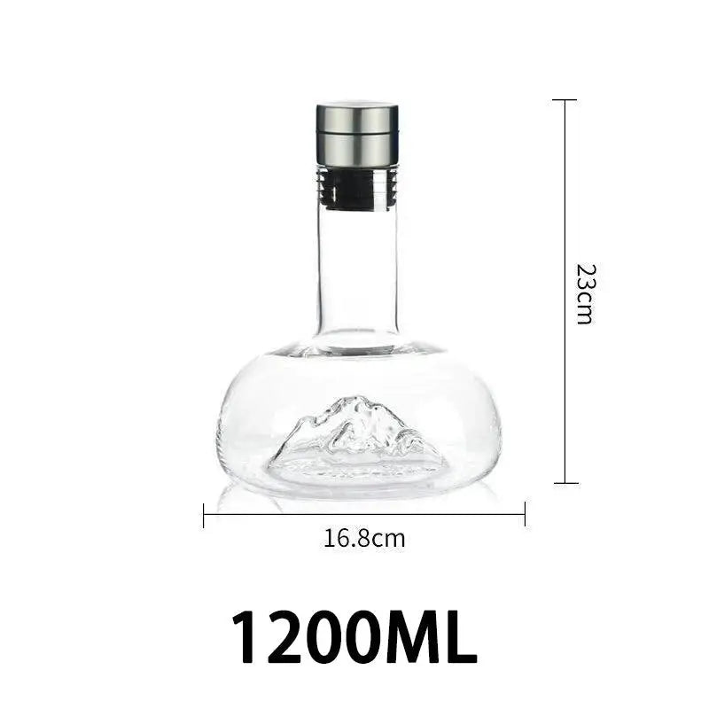 1500ML Whisky Wine Handmade Crystal Decanter - The Luxe Loft