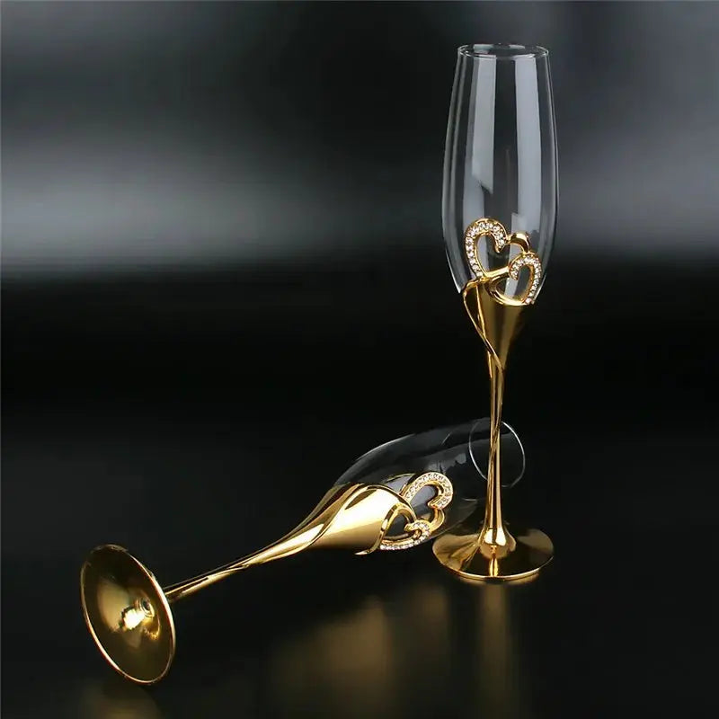 200ml Crystal Wine Glasses - The Luxe Loft