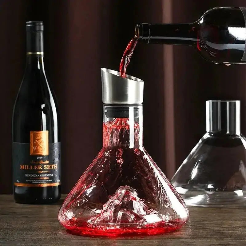 1500ML Whisky Wine Handmade Crystal Decanter - The Luxe Loft