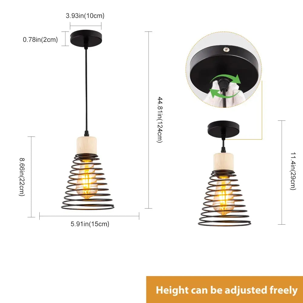 Modern Black Pendant Light The Luxe Loft