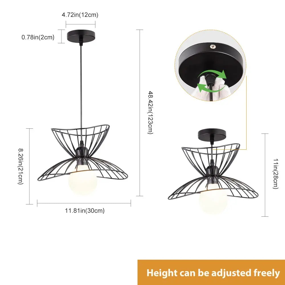 Modern Black Pendant Light The Luxe Loft