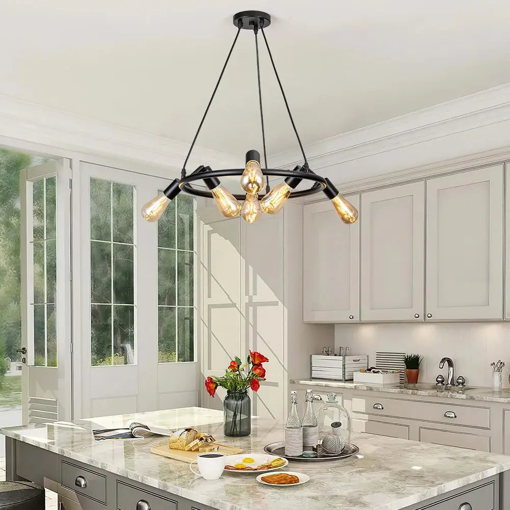 Modern Black Pendant Light The Luxe Loft