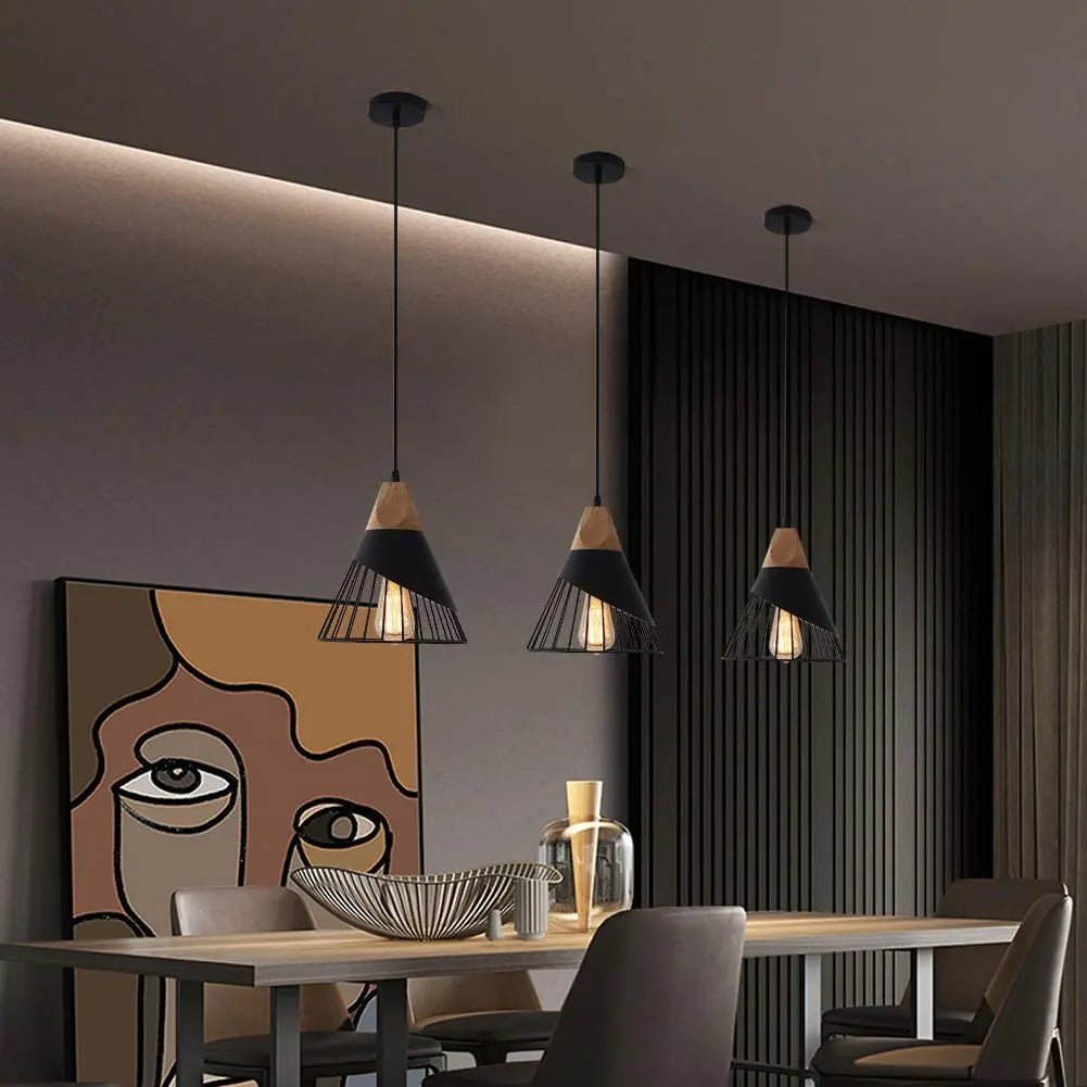 Modern Black Pendant Light The Luxe Loft