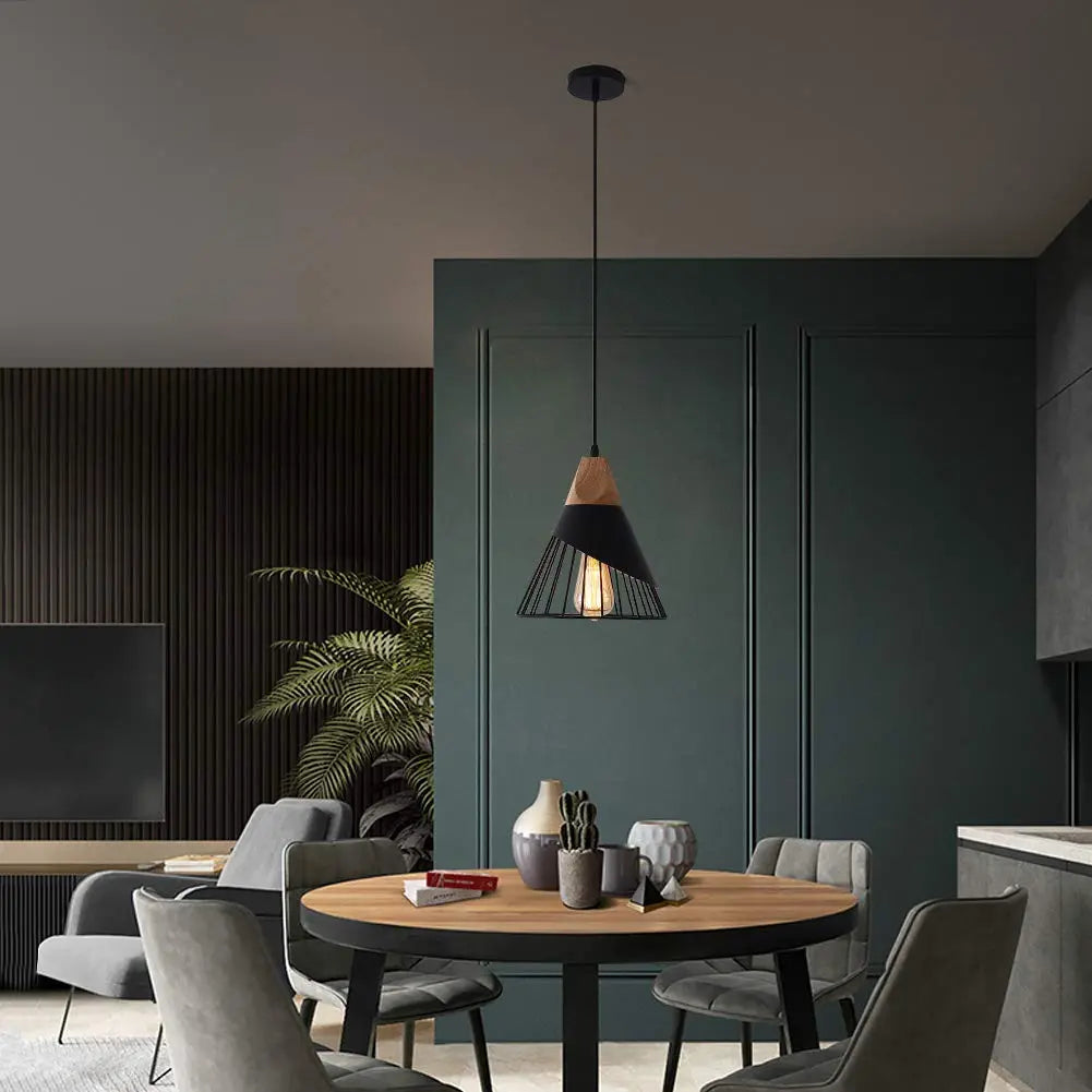 Modern Black Pendant Light The Luxe Loft