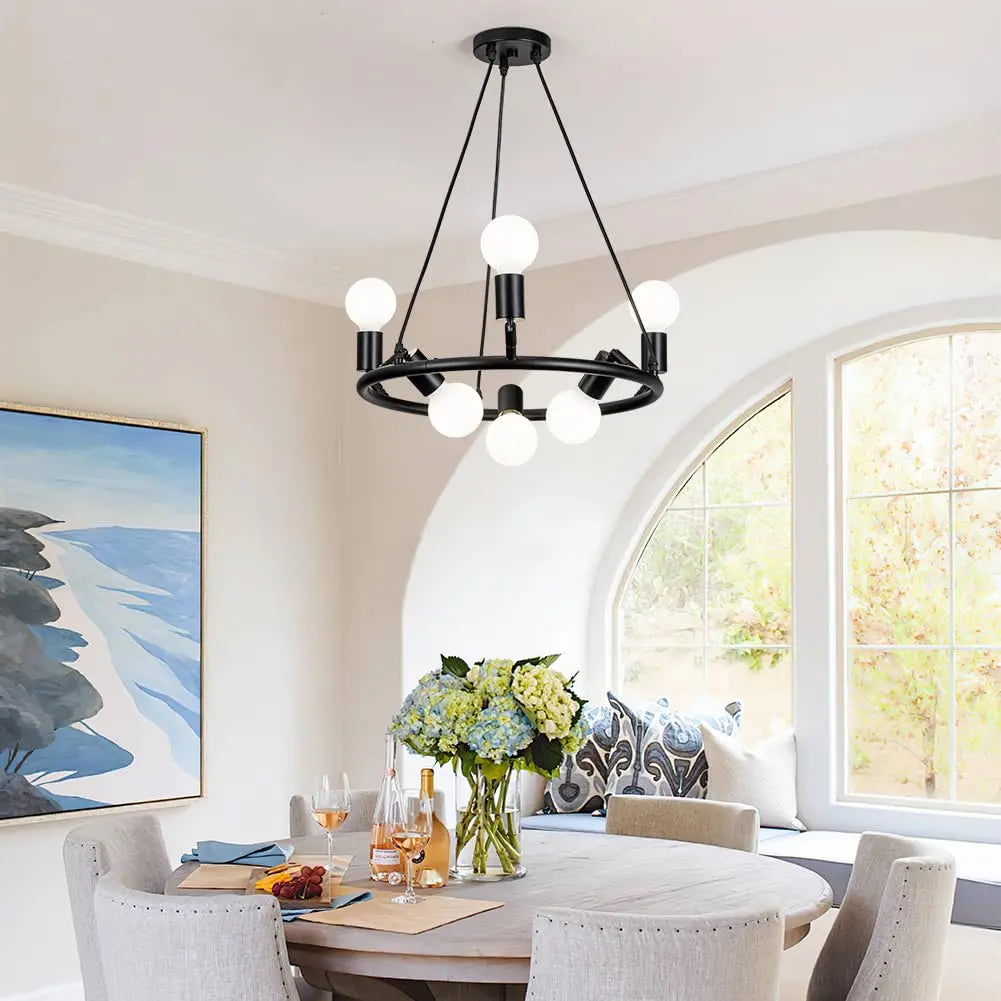 Modern Black Pendant Light The Luxe Loft