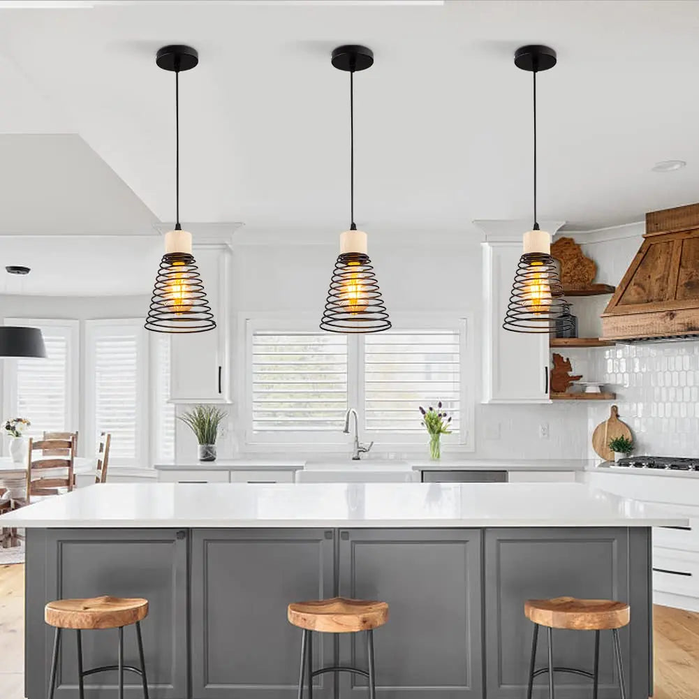 Modern Black Pendant Light The Luxe Loft