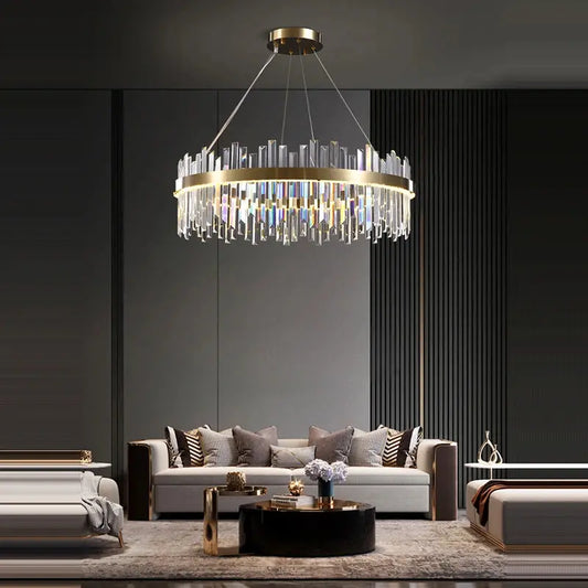 Crystal LED Dimmable Chandelier theluxeloft