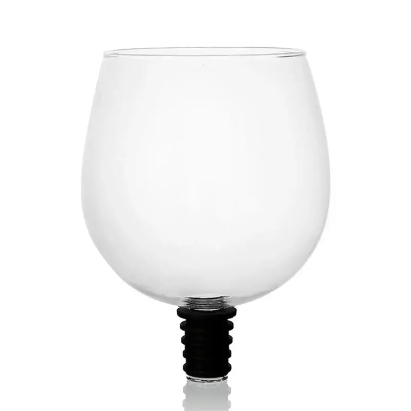 Drinking Directly from Bottle Clear Wine Glass theluxeloft