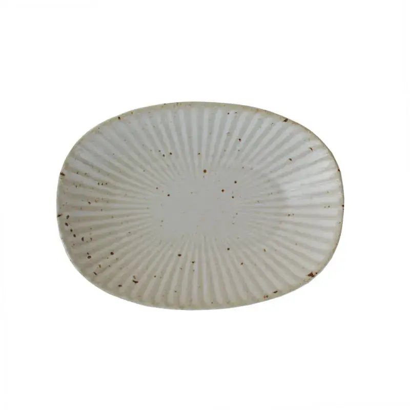 Handmade Ceramic Oval Plate theluxeloft