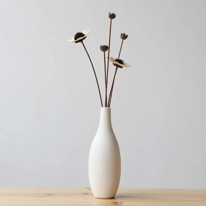 White Ceramic Vase theluxeloft