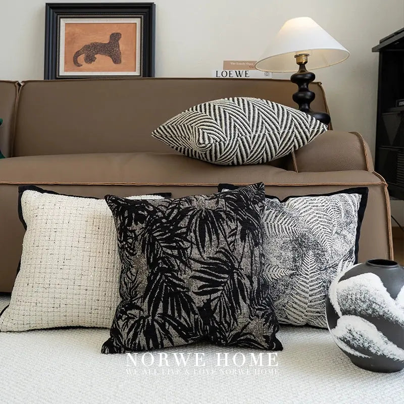 Model Room Italian Accessible Luxury Damascus Couch Pillow The Luxe Loft