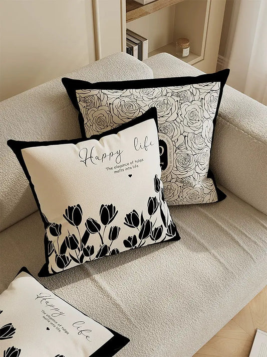 Flower throw pillow The Luxe Loft