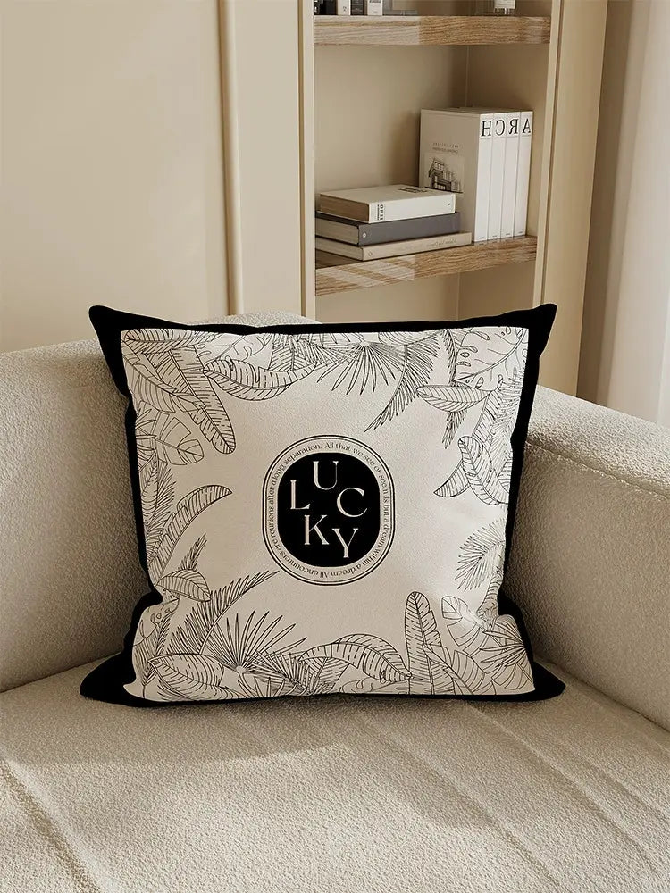 Flower throw pillow The Luxe Loft