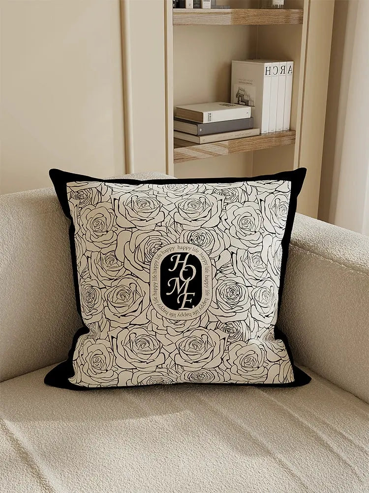 Flower throw pillow The Luxe Loft