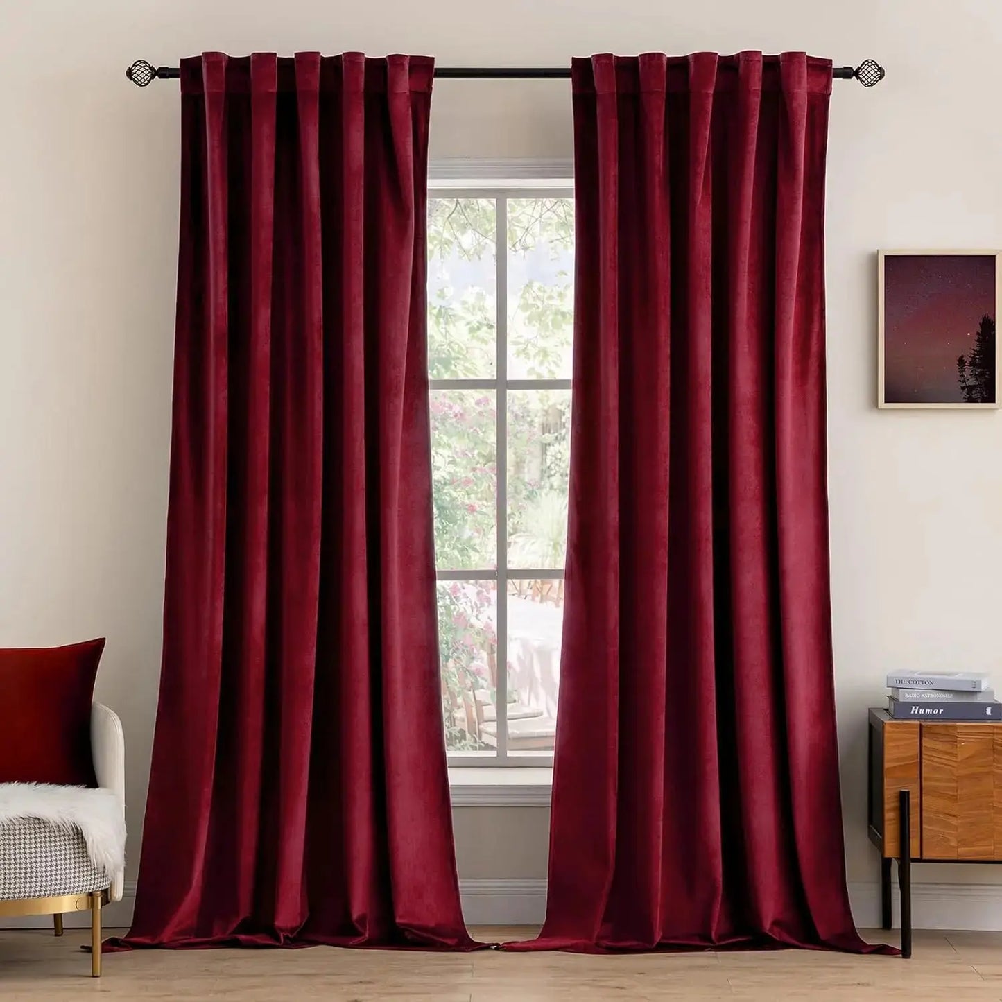 Velvet Curtains 2 Panels The Luxe Loft