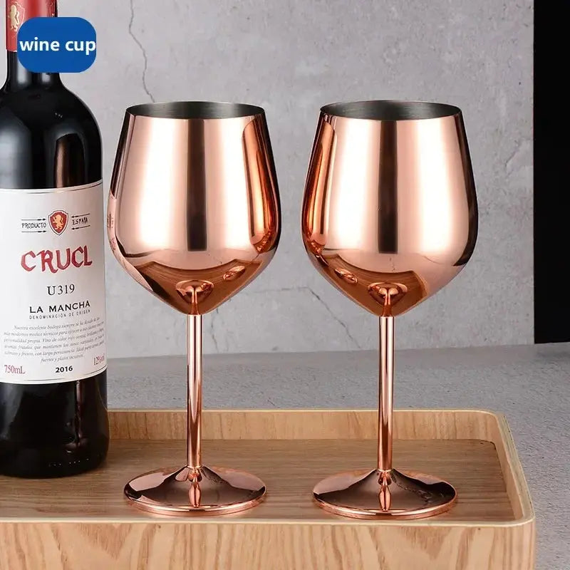 500ml Stainless Steel Wine Glass theluxeloft