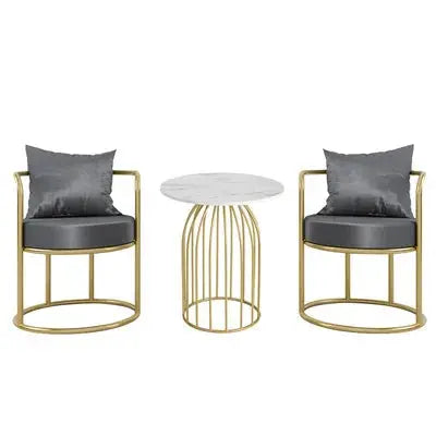 Unique Back Support Chairs with Gold Legs theluxeloft