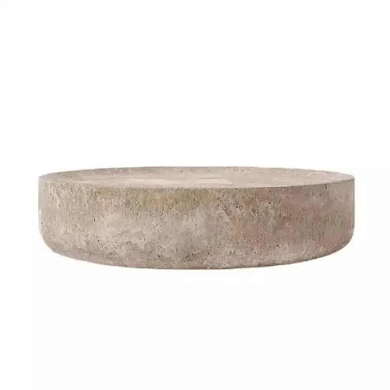 Wabi Sand wind travertine coffee table The Luxe Loft