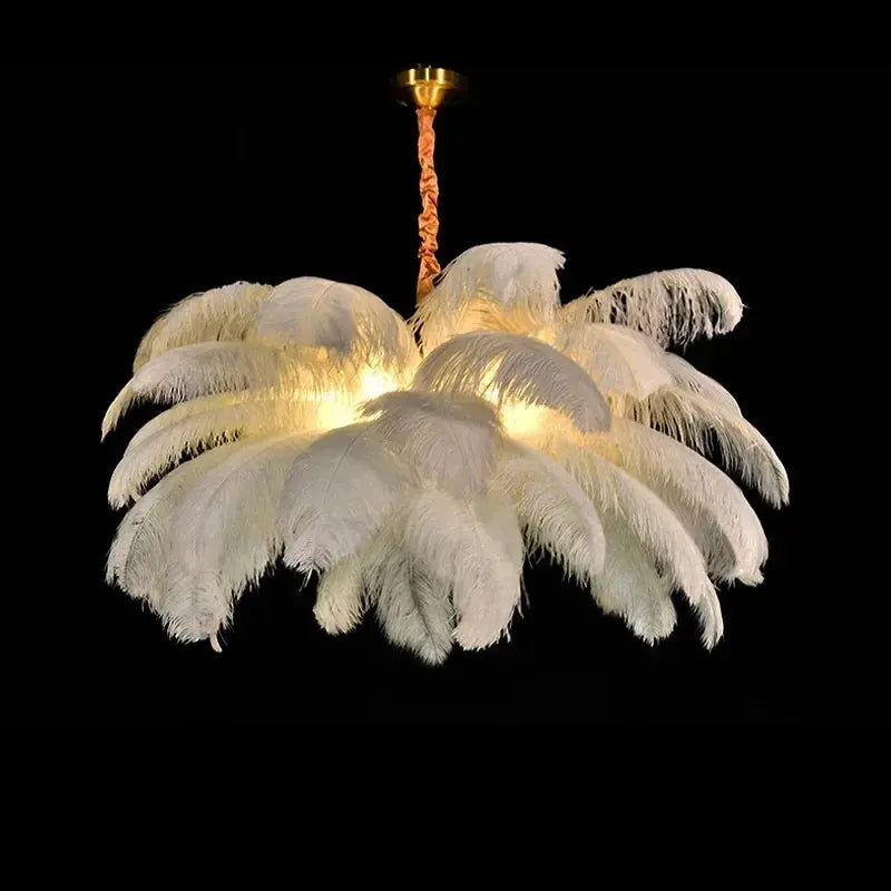 Feather Chandelier theluxeloft