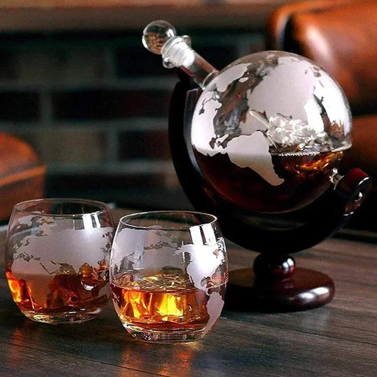 Creative Globe Decanter Set theluxeloft