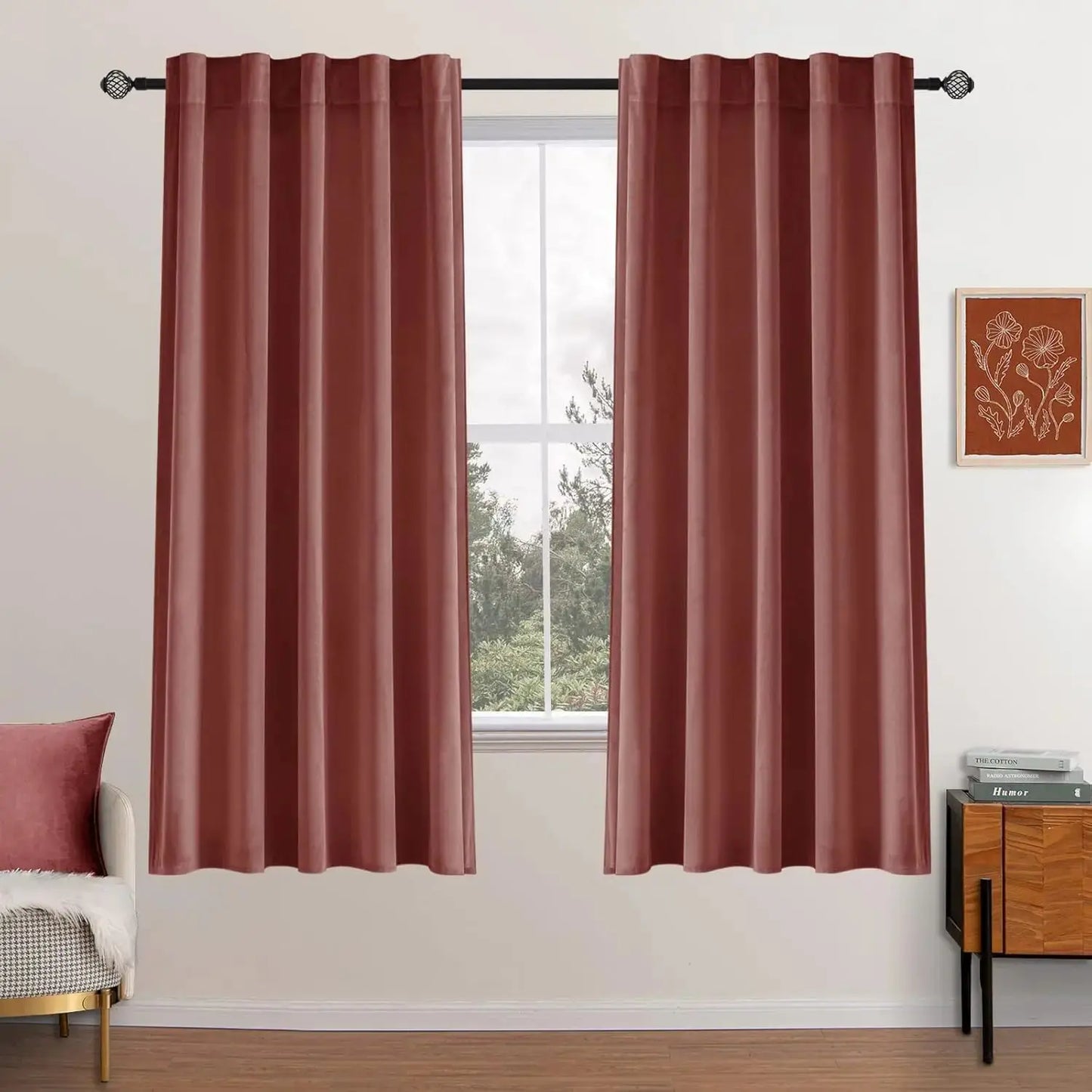 Velvet Curtains 2 Panels The Luxe Loft