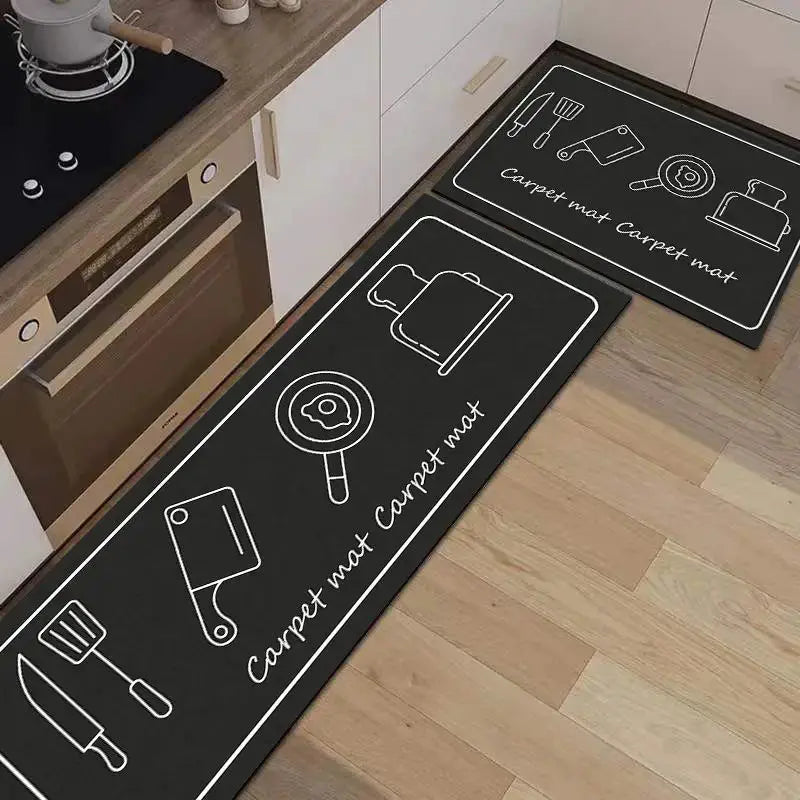 Washable Non-Slip Kitchen Floor Mat theluxeloft