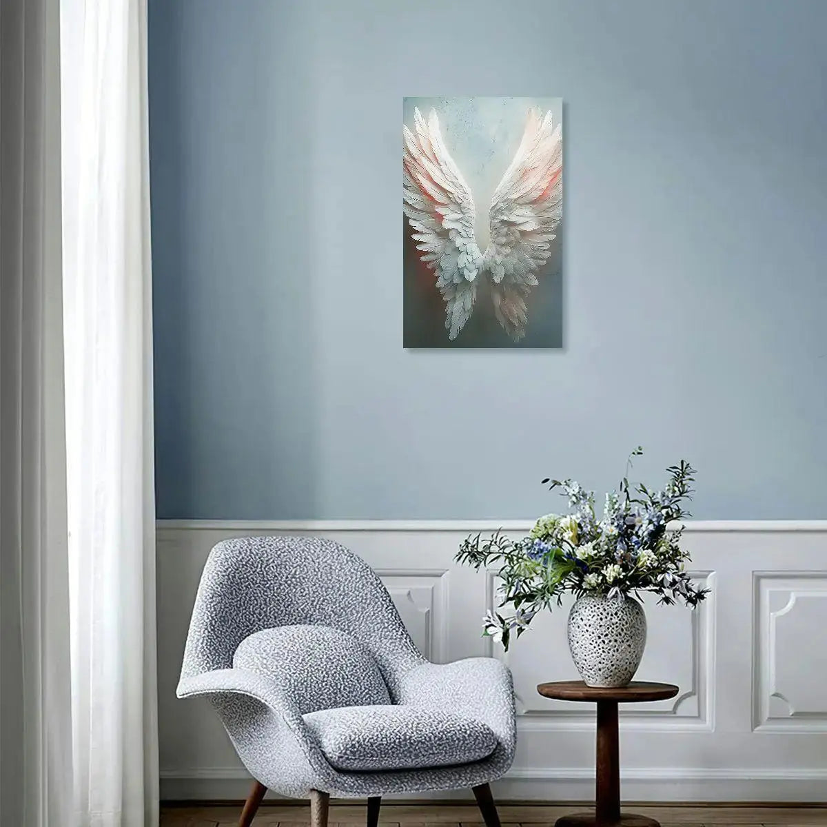 Canvas Painting with Wooden Frame The Luxe Loft