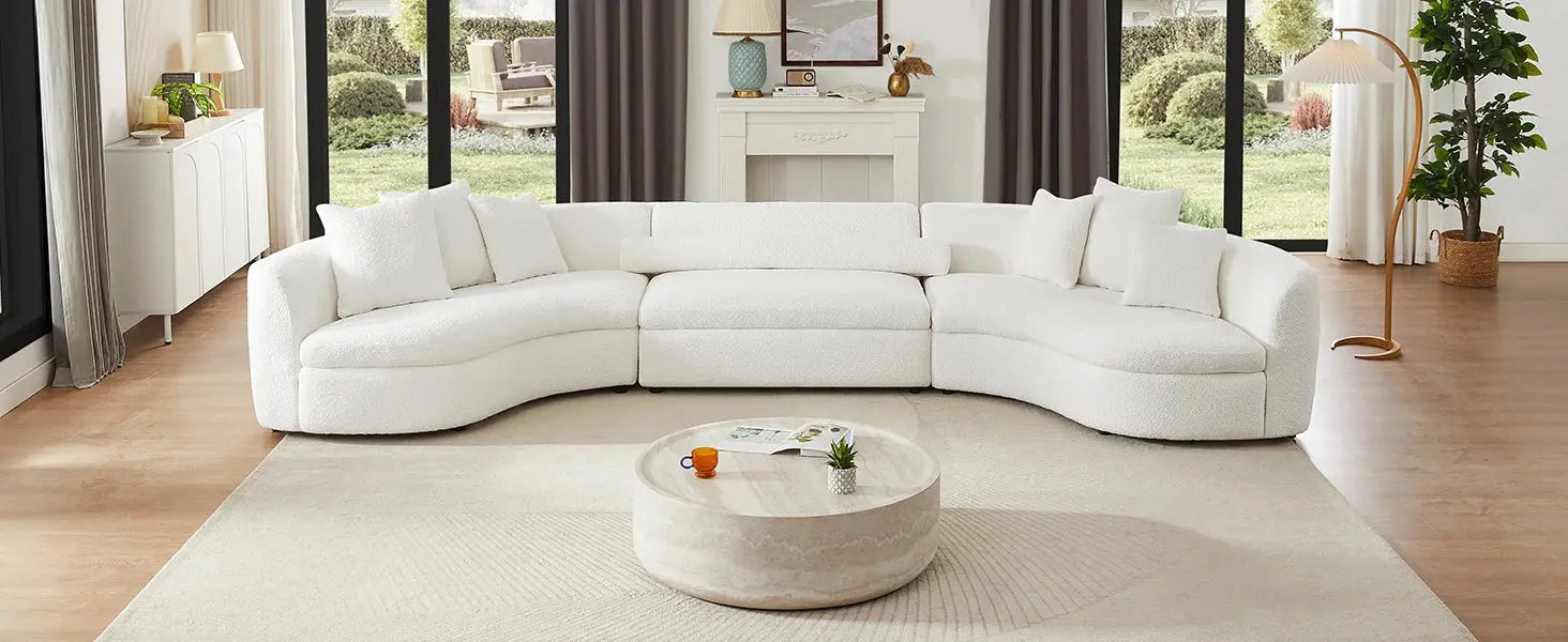 Round Coffee Table The Luxe Loft