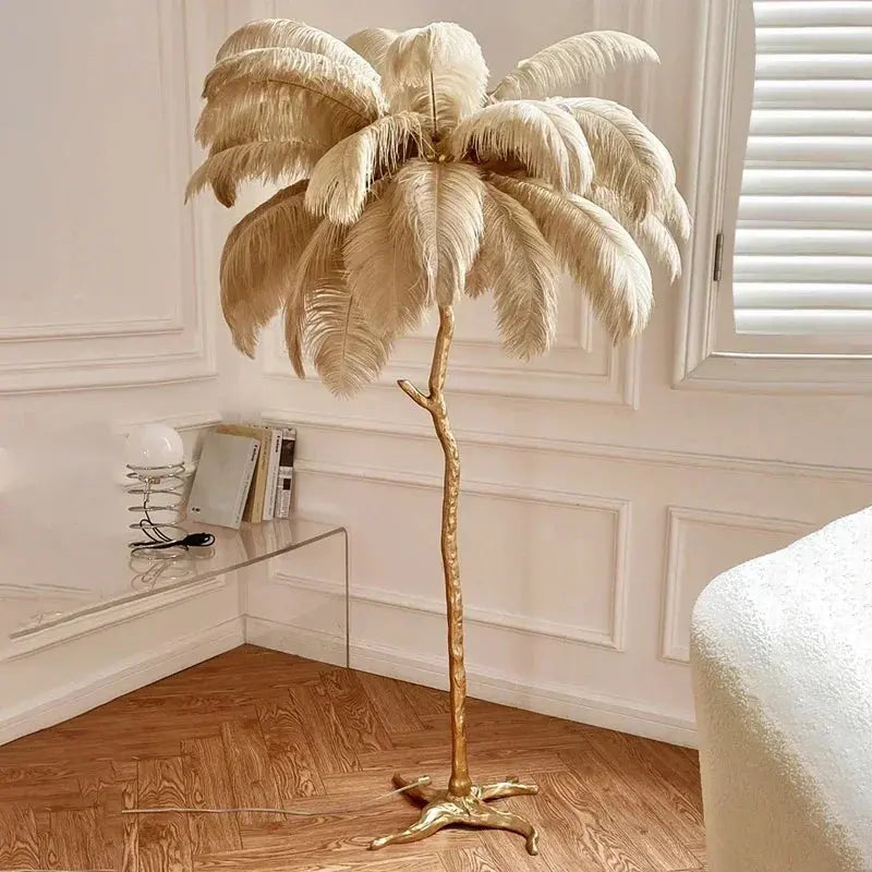 Nordic Feather Floor Lamp The Luxe Loft