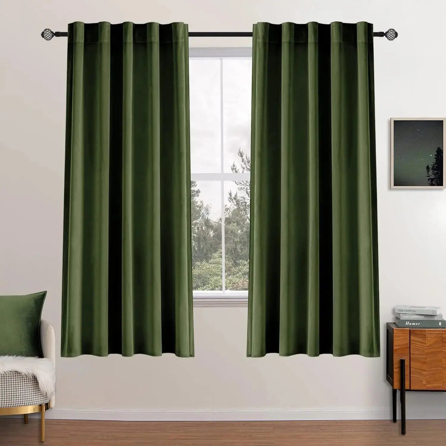 Velvet Curtains 2 Panels The Luxe Loft