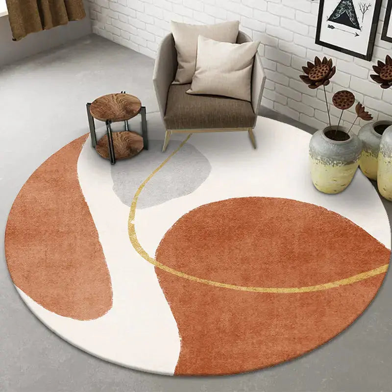 Modern Light Luxury Round Carpet theluxeloft