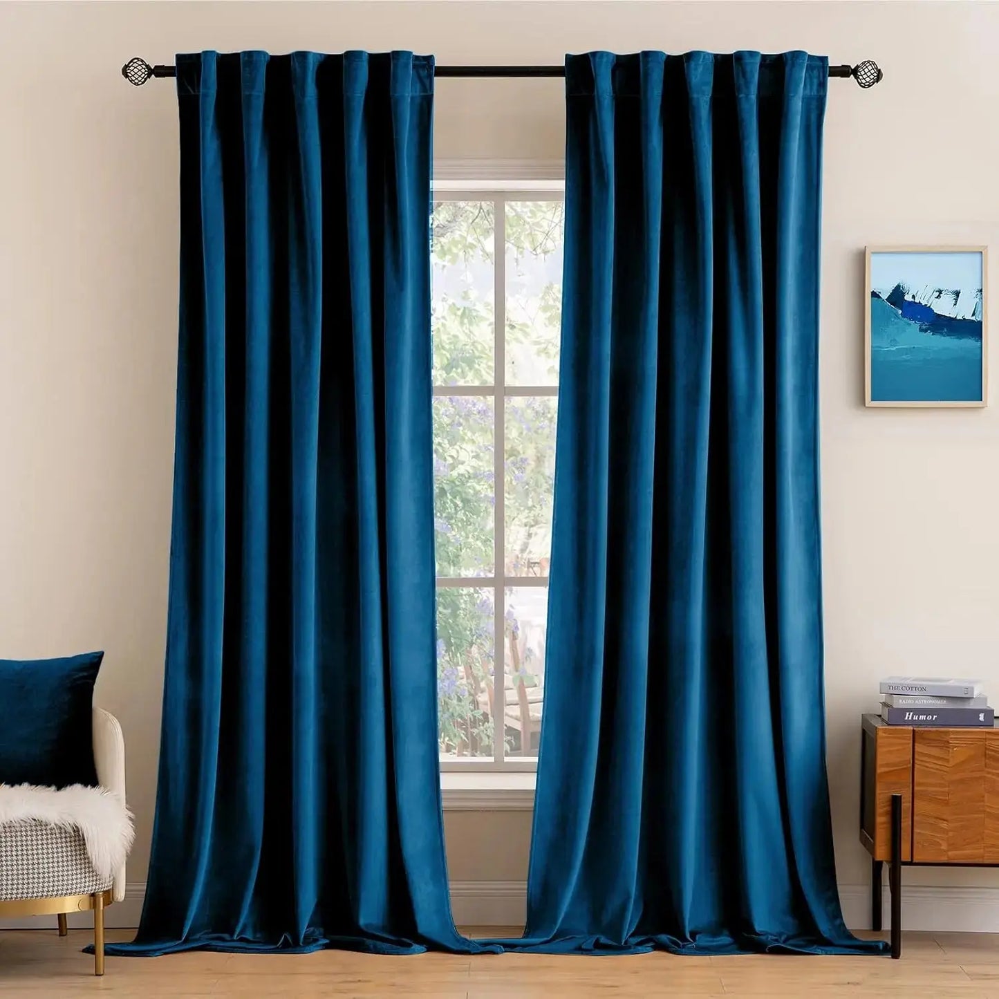 Velvet Curtains 2 Panels The Luxe Loft