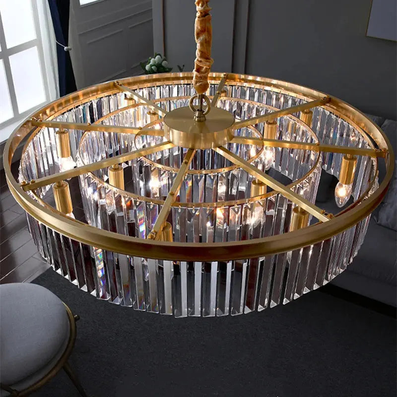 Modern Designer Luxury Crystal Chandelier theluxeloft