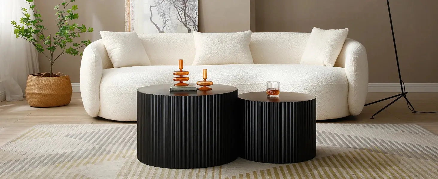 Round Coffee Table The Luxe Loft