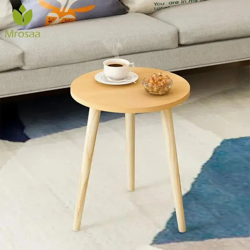 Creative Nordic Low Round Coffee Table theluxeloft