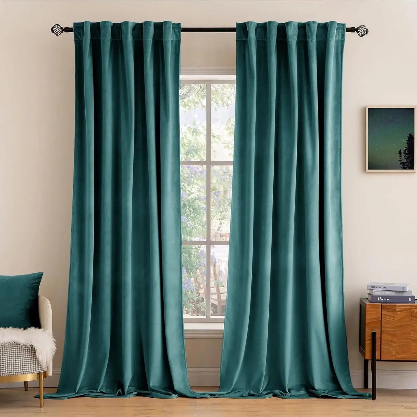 Velvet Curtains 2 Panels The Luxe Loft