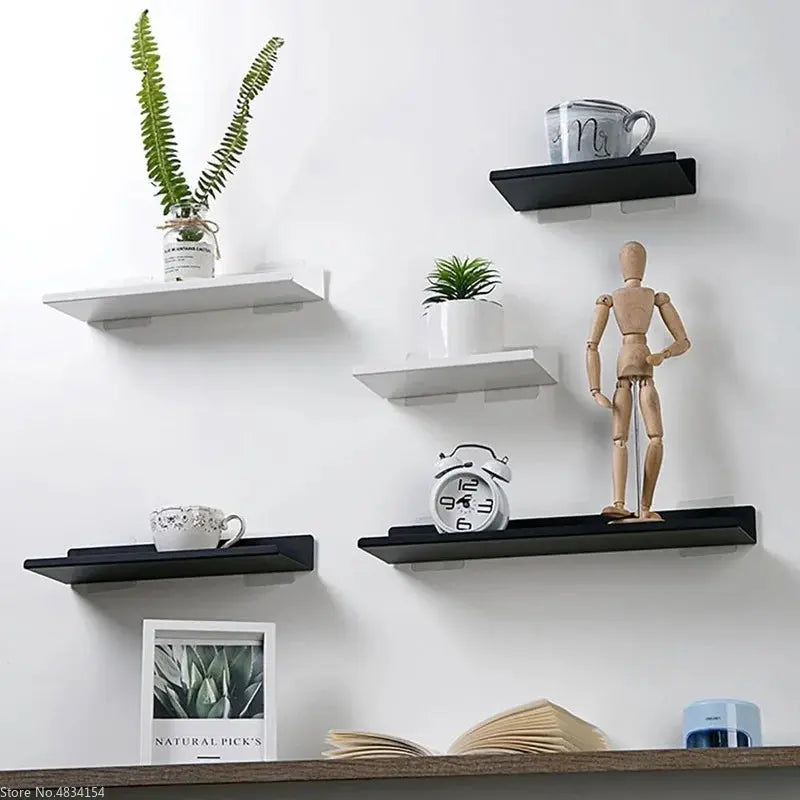 Floating Shelves on Wall Without Drill theluxeloft