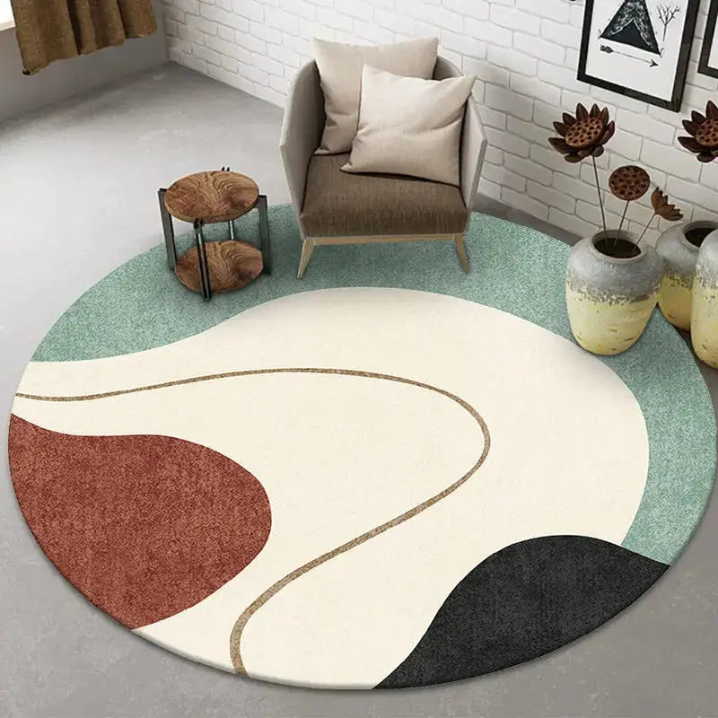 Modern Light Luxury Round Carpet theluxeloft