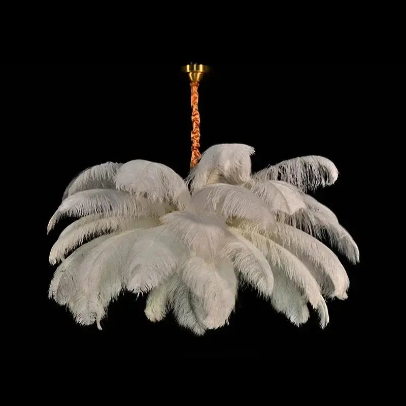 Feather Chandelier theluxeloft