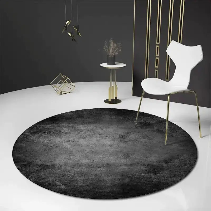 Nordic Simple Round Carpet theluxeloft