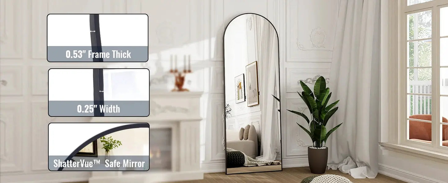 Full Length Arched Mirror The Luxe Loft