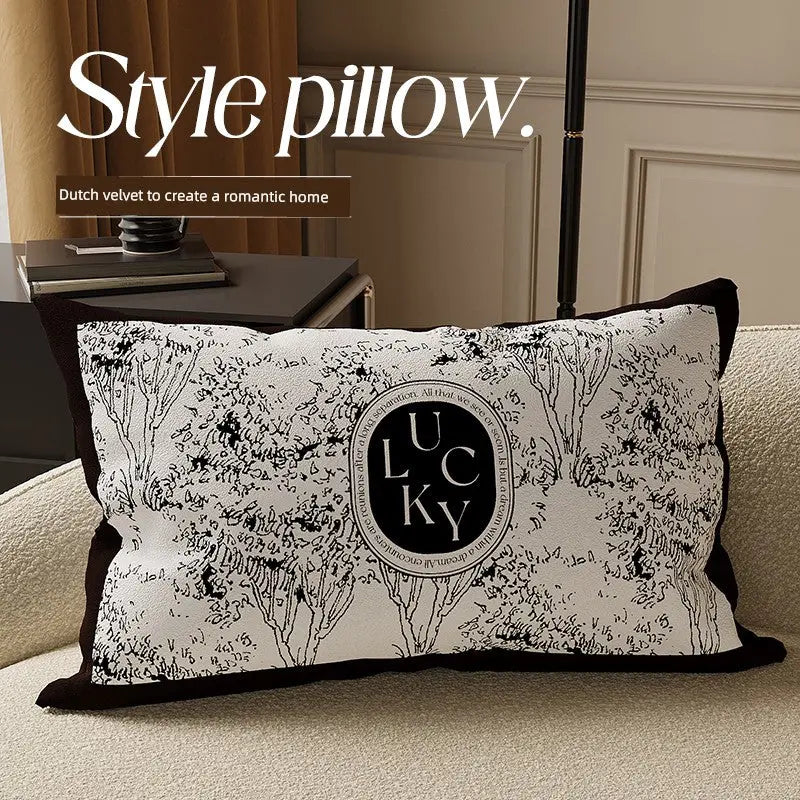 Flower throw pillow The Luxe Loft