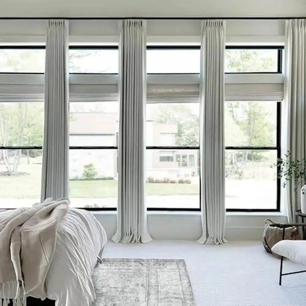 Linen Pleated Curtains The Luxe Loft