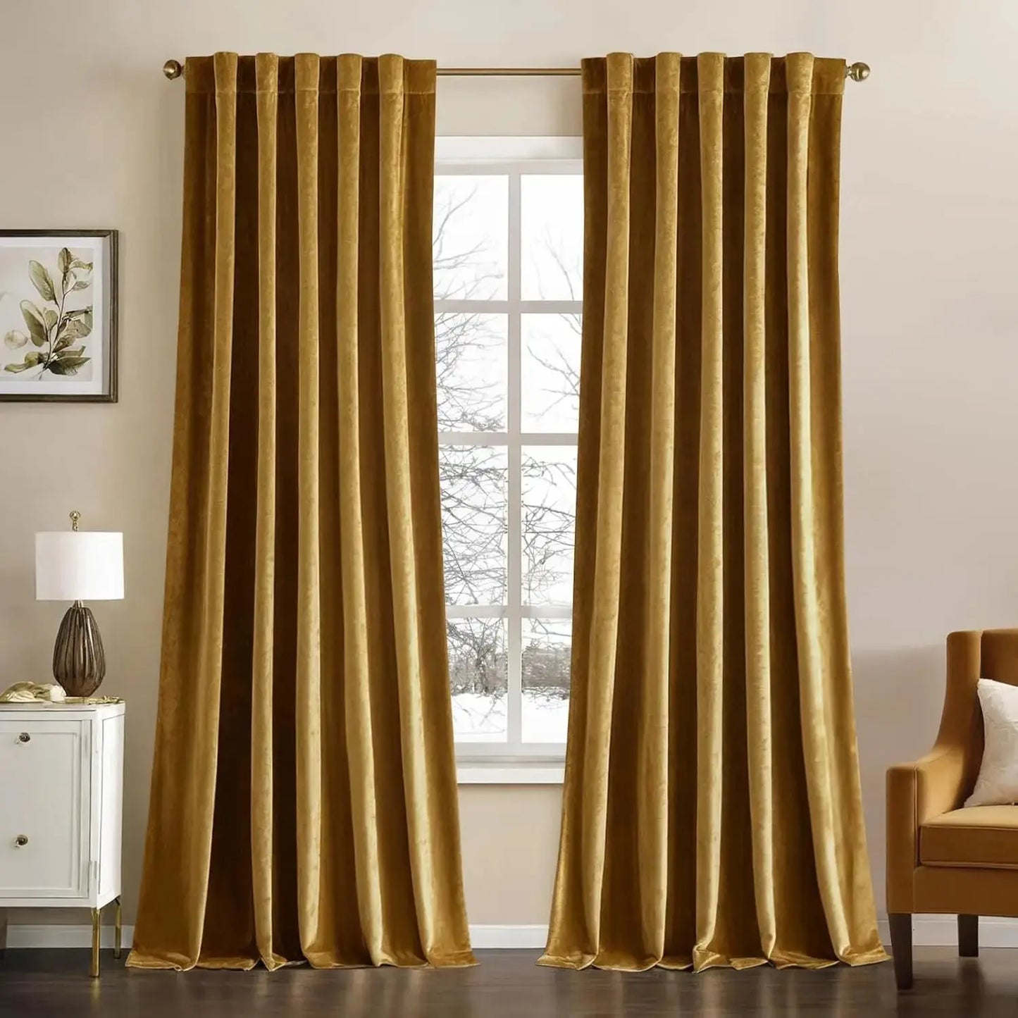 Velvet Curtains 2 Panels The Luxe Loft