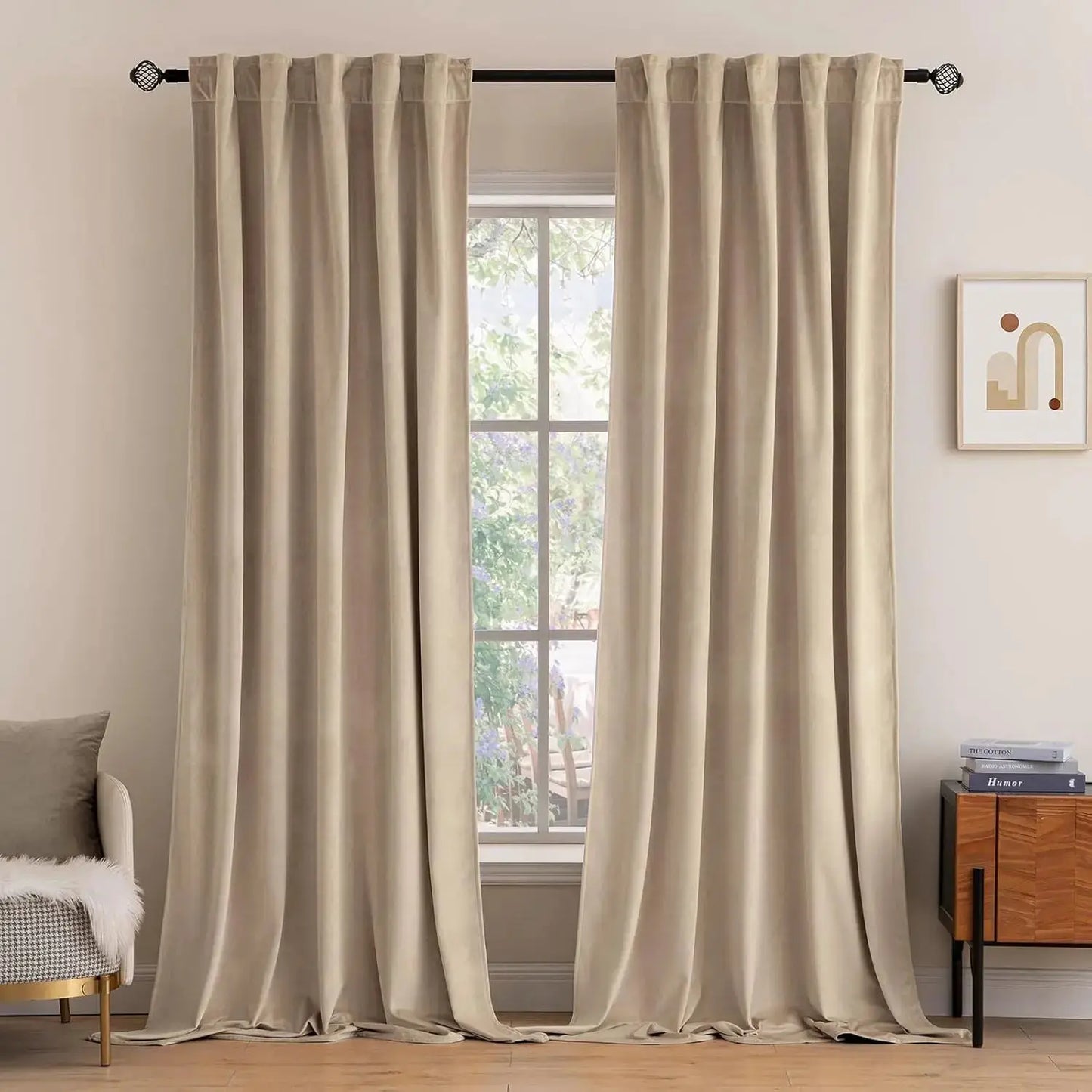 Velvet Curtains 2 Panels The Luxe Loft