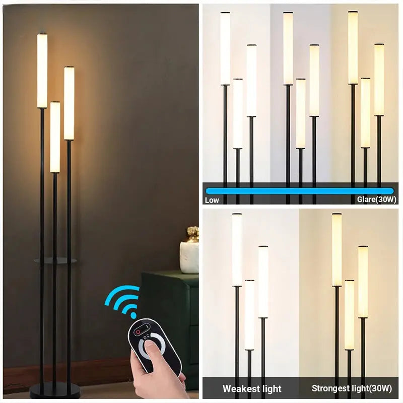 LED Shelf Floor Lamp theluxeloft