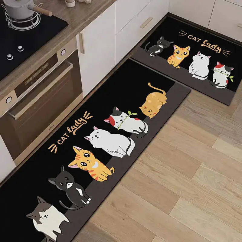 Washable Non-Slip Kitchen Floor Mat theluxeloft