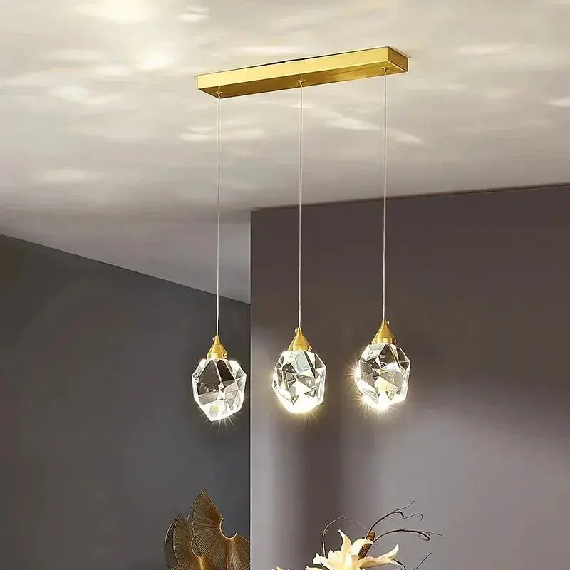 Nordic Crystal Pendant Light theluxeloft