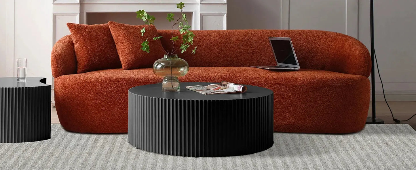 Round Coffee Table The Luxe Loft